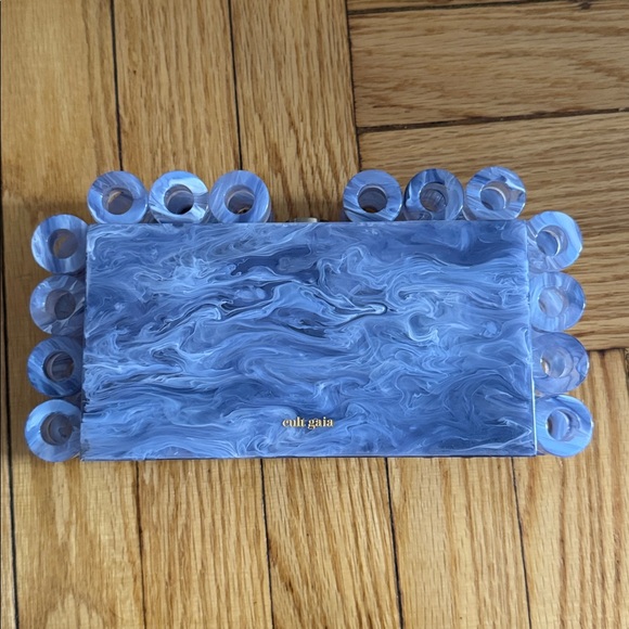 cult gaia Handbags - Cult Gaia Harlow Clutch in Slate